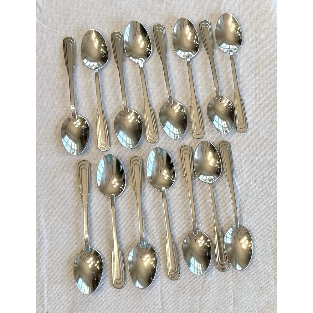 Oneida Cityscape Huge 83pc Lot Stainless Flatware Service for 10 Serving Pieces - Picture 7 of 9